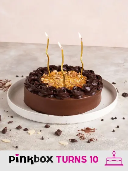 Pink Box turns 10! A decade ago, we started as pioneers in same-day custom cakes. Today, we've grown, but our commitment to quality and delicious eggless flavors remains the same.