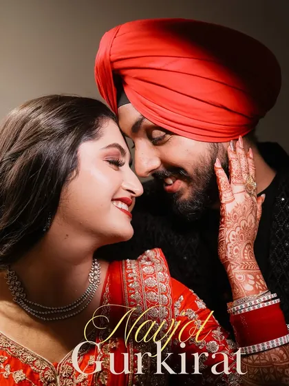 An intimate portrait of a Sikh couple, capturing the quiet connection and happiness in their eyes. I focus on creating a comfortable space for these gentle, authentic moments to unfold naturally.