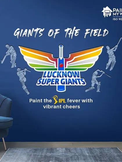 Giants of the field, the Lucknow Super Giants. This team leaves a trail of awe and wonder in their wake. Let's paint the IPL fever with vibrant cheers for the giants.