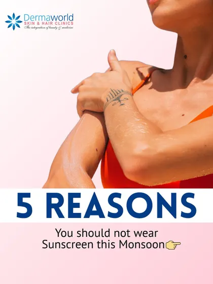 This post humorously lists reasons not to wear sunscreen in the monsoon, but the real message is clear: there is no good reason to skip it. UV damage happens year-round.