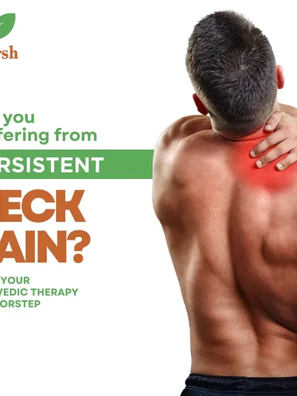 If you are suffering from persistent neck pain, you don't have to live with it. We bring Ayurvedic therapy to your doorstep to address the root cause of your discomfort, whether it's from poor posture or conditions like cervical spondylosis.
