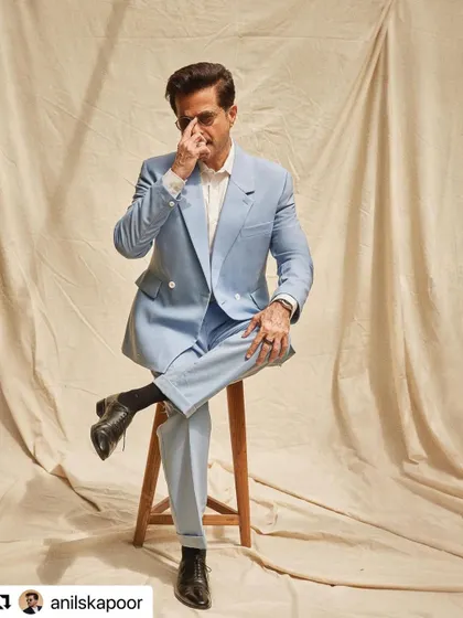 A relaxed yet stylish look for Anil Kapoor. Good hair is the foundation of every great look.