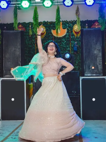 The pure joy of dancing your heart out at a sangeet. This is the energy I want all my clients to feel when they step onto the dance floor.