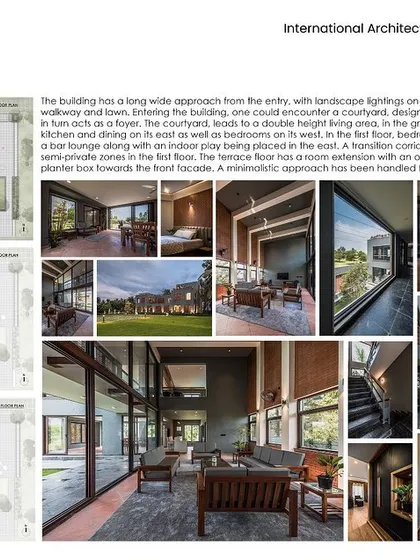 Detailed floor plans and interior perspectives from our award-winning project, showing the spatial arrangement and design of the internal living areas.