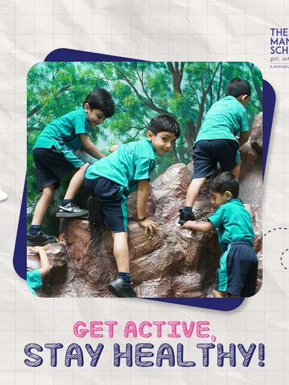 Get active, stay healthy! Our rock-climbing setup encourages children to challenge themselves physically in a safe and supportive environment.