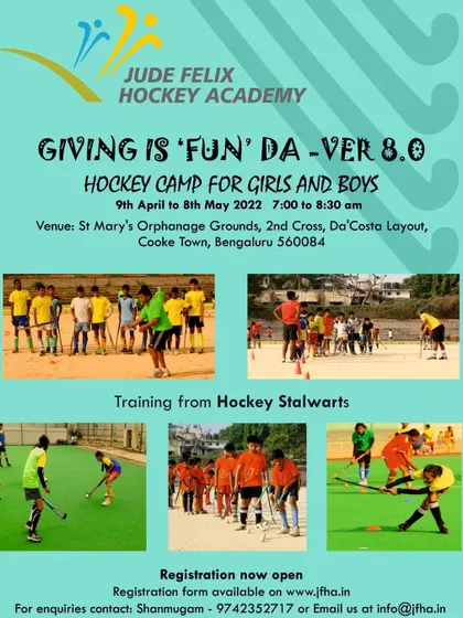 The flyer for our 'Giving is Fun'da' Version 8.0 camp in 2022. Our annual camp is a much-awaited event in the community.