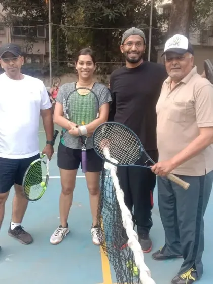 Another team from the Friendship Cup at Bandra YMCA. Our social tournaments are a great way to meet new hitting partners and become part of the Trinity Tennis community.
