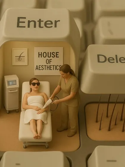 A creative take on what we do. Enter my clinic and get ready to delete unwanted hair for good. I offer a one-stop solution for your hair, skin, and body concerns.