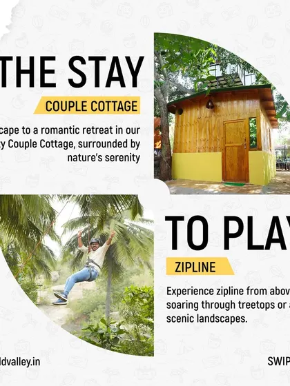 Experience the thrill of soaring through treetops on our zipline. It's a fantastic way to see the resort from a different perspective and get your heart racing.