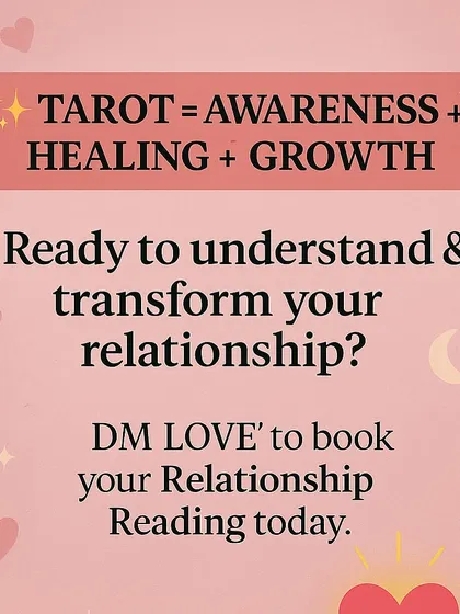 How Tarot Heals Relationships Beyond Predictions. This carousel explains that Tarot is a tool for awareness and growth. It helps in healing past wounds, improving communication, and guiding your next steps as a couple.