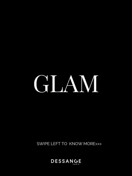 From glow-ups to blow-outs, we do it all. This graphic introduces our "Glam" services, including hair, makeup, nails, and bridal packages.