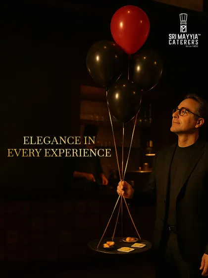 Elegance in every experience. We believe catering is about more than just food; it's about creating a sophisticated and memorable atmosphere.
