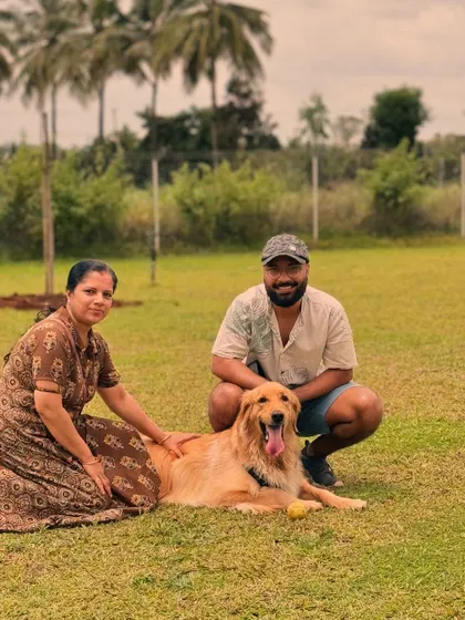 A family enjoying their weekend at the camp. Our park is a place for all generations to connect.