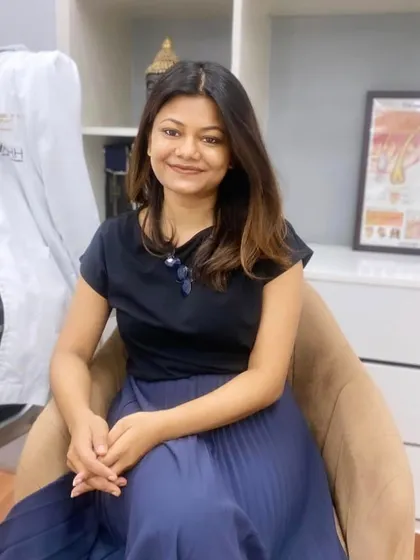Another shot from my office. It is important to me that my clinic feels like a comfortable and reassuring space for everyone.