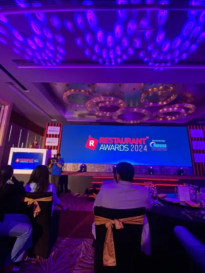 Another view from the Restaurant Awards ceremony. We are proud to be recognized among the best in Bengaluru's vibrant food scene.