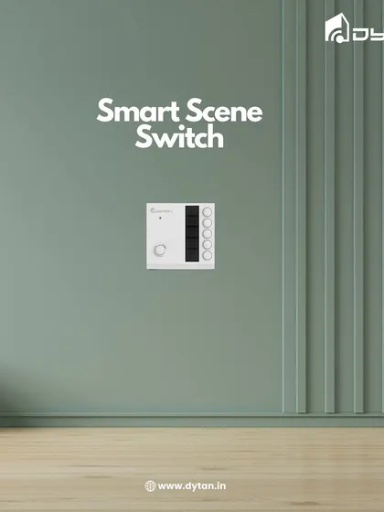 This Smart Scene Switch is the key to effortless comfort. It can trigger custom scenes like "Unwind After Work," transforming your arrival into a moment of pure peace.