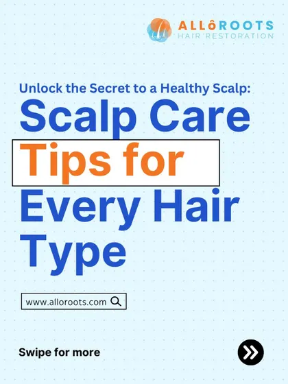 Scalp care is not one-size-fits-all. Your hair type, whether straight, wavy, or curly, determines the specific care your scalp needs to thrive. This graphic introduces tailored tips for each type.