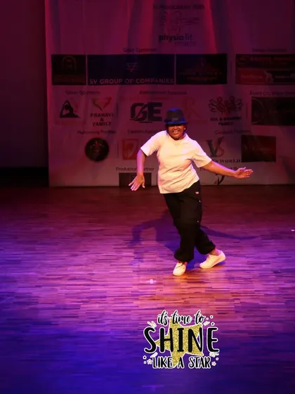 The joy of movement captured in this solo dance performance.