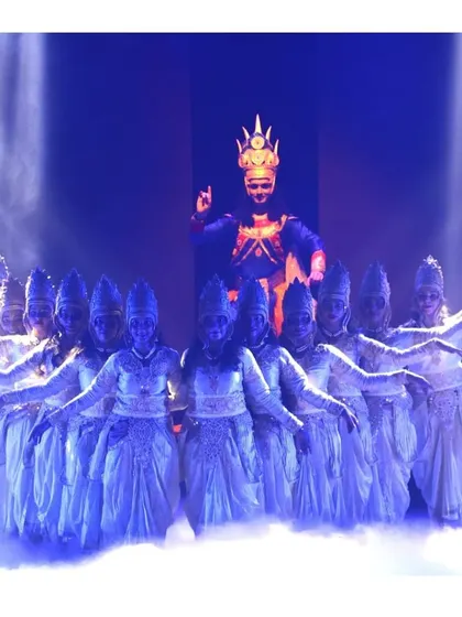 The scale of our production '18 Days' is a testament to the collective passion of our entire cast and crew. Here, the army of the Pandavas stands united, a powerful visual of the epic narrative we bring to the stage through a blend of dance, music, and theatre.