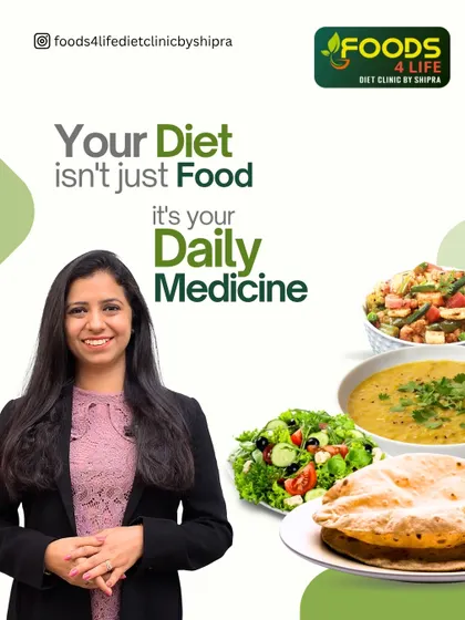 Your diet is your daily medicine. I believe in using the power of simple, wholesome Indian food to help you heal from within and manage conditions like PCOS, diabetes, and high blood pressure without resorting to extreme measures.