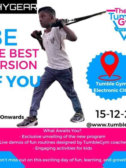 Announcing an exclusive event at our Electronic City branch. This day includes the unveiling of a new program, live demos of fun routines, and engaging activities for kids.
