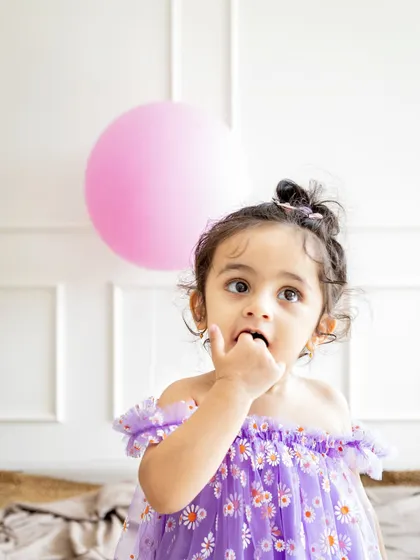 This is little Miyara, who I've known since she was in her mummy's tummy. It's such a delight to see her grow into this tiny, expressive pataka.