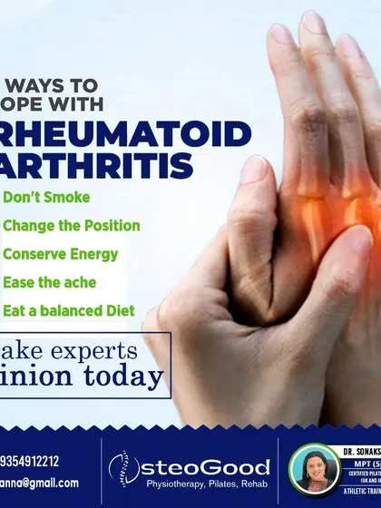 This infographic offers six practical ways to cope with Rheumatoid Arthritis, a chronic inflammatory disorder. Lifestyle changes like diet, conserving energy, and specific exercises can make a big difference.