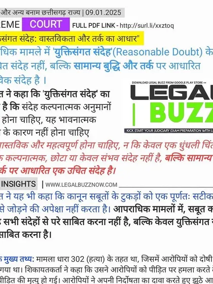 The concept of "Reasonable Doubt" in criminal cases is crucial. This Supreme Court ruling explains that the doubt must be real and based on reason and common sense, not on mere speculation.