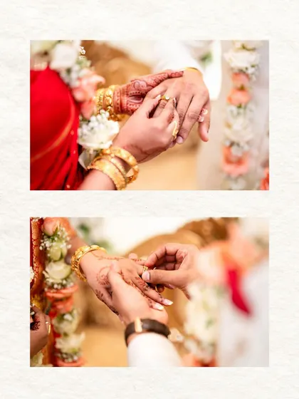 A detailed shot of the ring exchange, symbolizing the promise of a lifetime together. We make sure to capture these significant details with clarity and artistry.