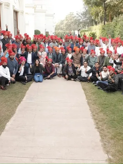 A large group photo from a campaign event, showing the diversity and unity of my supporters. We are truly one family.