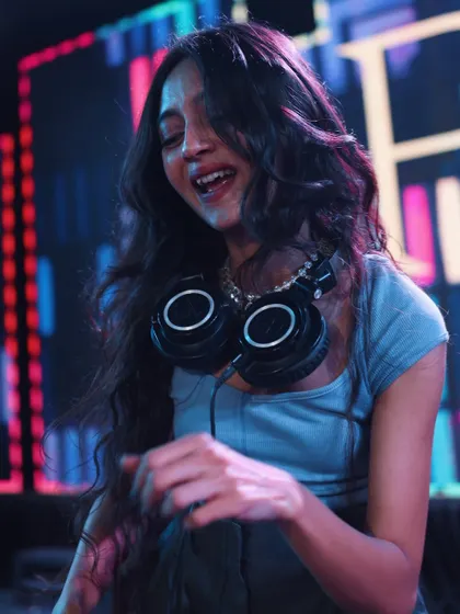 Lost in a song, even when there's no crowd. Music is a constant in my life, on and off the stage.