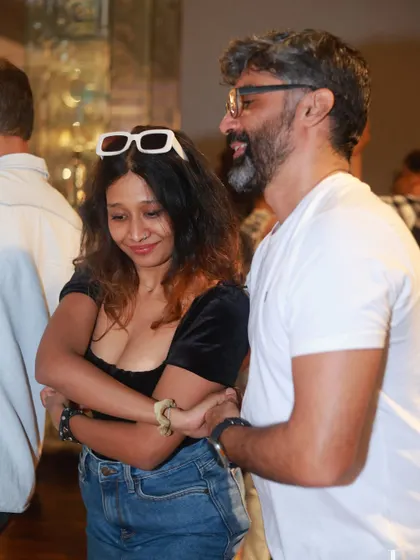 Another candid from a social event, attached to our schedule announcement. Even if you're just starting, you'll feel right at home.
