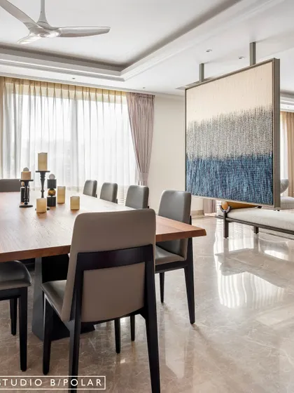 A collection of images from various projects showcasing our range of styles, from modern minimalism and warm contemporary to bold, colorful, and eclectic designs.