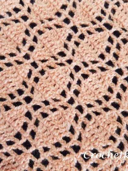 This is a close-up of the beautiful lace pattern from my Sharad Ritu scarf. It's an easy two-stitch repeat that creates a romantic and airy fabric.