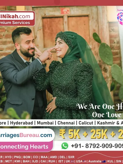 A playful, happy moment between a couple from my NRI premium services. My goal is to create matches where two people become one heart and one love, sharing a lifetime of joy.