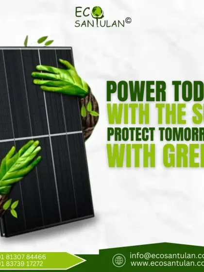 Power your home today with the sun, and you protect tomorrow with green energy. It's a smart switch that saves you money while helping to save the planet.