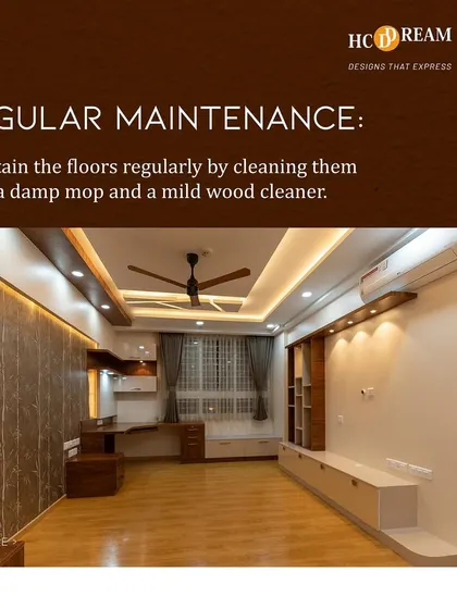To maintain your wooden floors, we recommend regular cleaning with a damp mop and a mild wood cleaner. This simple step can preserve their shine and longevity.