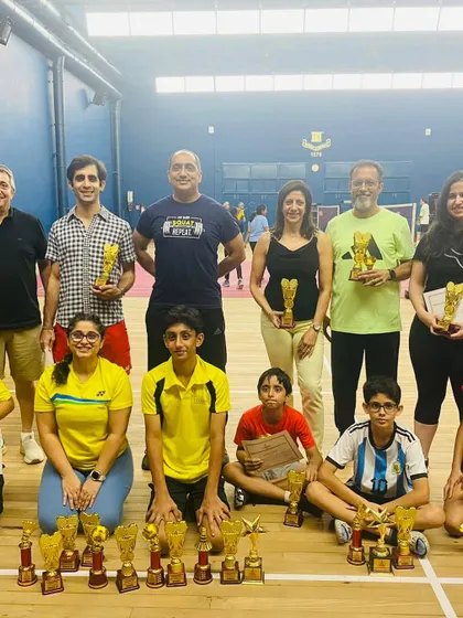 An incredible and historic win by our student Zehn Masani at the FOZAWAC all-Parsee badminton tournament, where he won six different categories and was named player of the tournament.