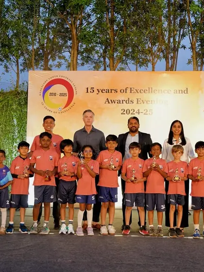 Another group of our younger players with their well-deserved awards.