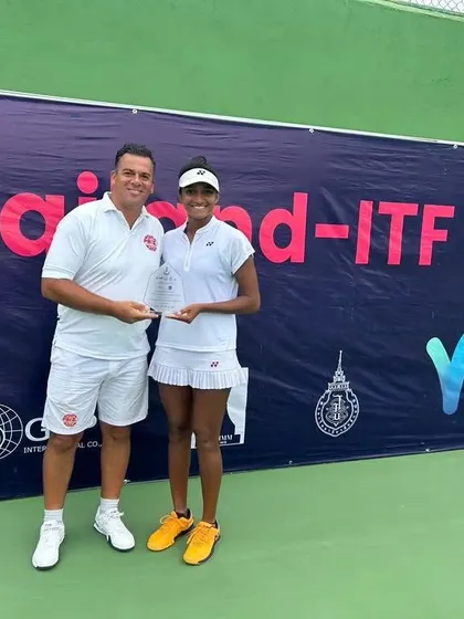 Reaching my first W25 singles final outside of India was a significant milestone in Thailand. While it was a tough loss, the experience of competing for a title internationally was invaluable and something I share with my students.