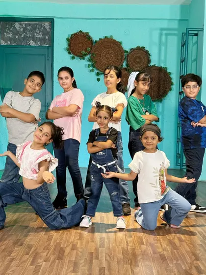 A confident pose from our Powerpuff Intermediate group. These kids have grown into a tight-knit team that supports and motivates each other.