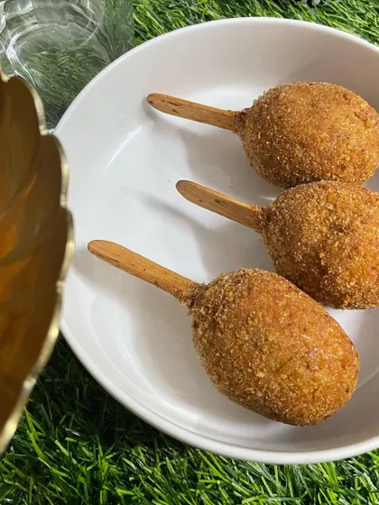 My Minced Chicken Cheese Sticks are a fun and tasty appetizer. Served on a stick, they are easy to eat and always a hit at parties.
