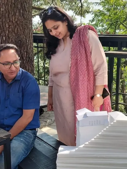 Collaborating with engineering experts on-site for an urban insert project. Good design must be backed by solid engineering, and this collaborative spirit is essential to bringing our innovative and sensitive heritage projects to life.