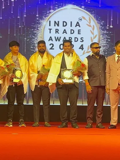 A proud moment for our athletes and coaches on the big stage at the India Trade Awards.