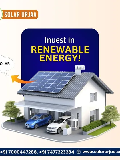 **Invest in renewable energy. #GoSolar.** This illustration shows how a solar installation can seamlessly integrate with your home, powering your life and even your electric vehicles.