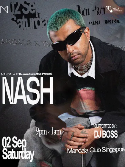 The flyer for my gig at Mandala Club in Singapore. It's always a pleasure to play for the amazing crowd there.