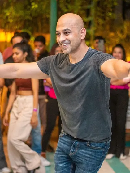 Stepping into the spotlight at La Rumba. We have a packed night of workshops, performances, and social dancing coming up. Spread the word.