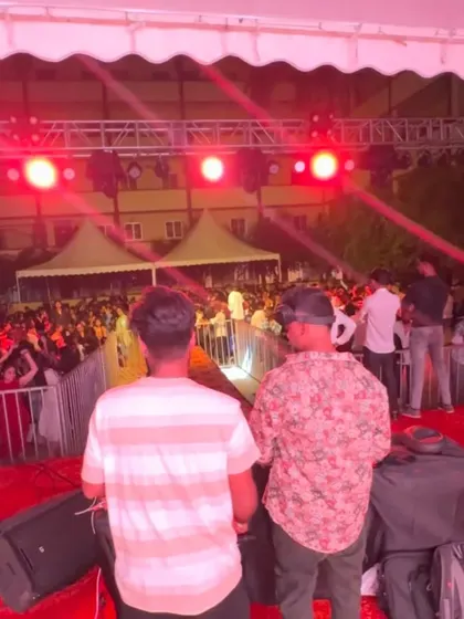 Taking the stage at a college festival. I bring the same club-level energy and production to larger events, ensuring a massive sound and an unforgettable experience for hundreds of students.
