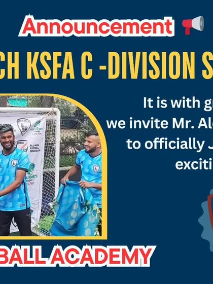 We were honored to have Mr. Alex as our Chief Guest for the official KSFA C-Division Season 2025 jersey launch at Sadashivanagar Match Point.