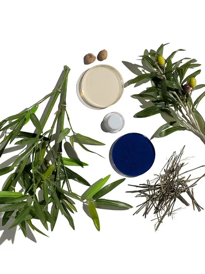 The Glo2Facial uses natural, potent ingredients to achieve its results. This image showcases the botanical elements that power the personalized OxyPods for a healthy, organic glow.